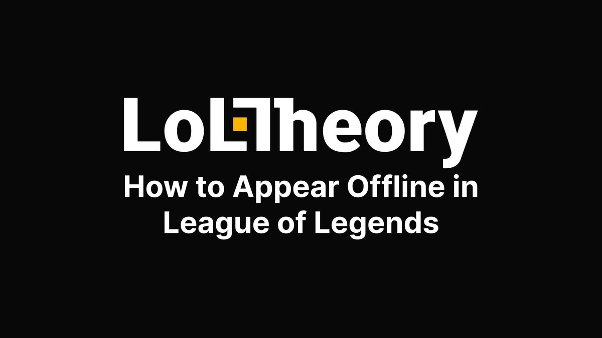 Game lol offline: Hide Your Status in League